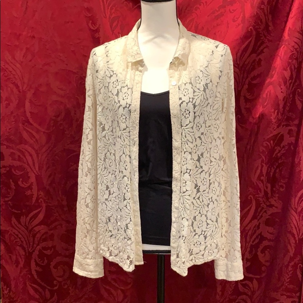 Volcom Lace Shirt, Long-Sleeved